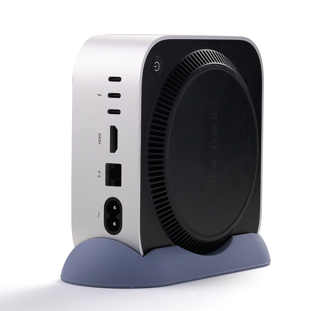 Vertical Laptop Stand - Penyangga Vertikal Silikon untuk Mac Mini