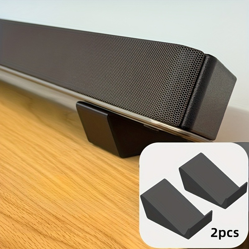 Desk Setup Pegboard - Dudukan Soundbar Universal yang Dapat Disesuaikan,