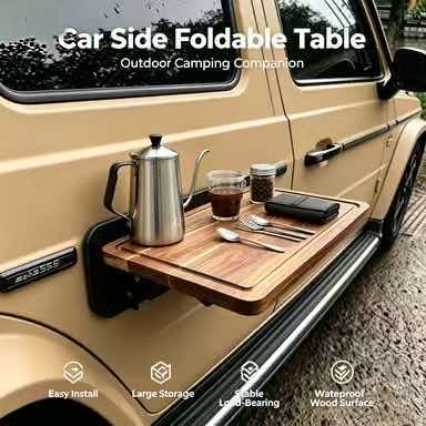 Desk Setup Desk - Meja Lipat Kayu yang Mudah Dipasang