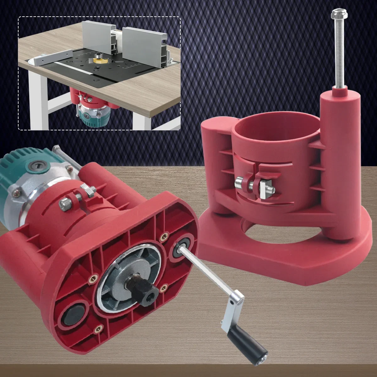 Desk Setup Pegboard - Router presisi Lift-sistem Lift meja Router-pelat