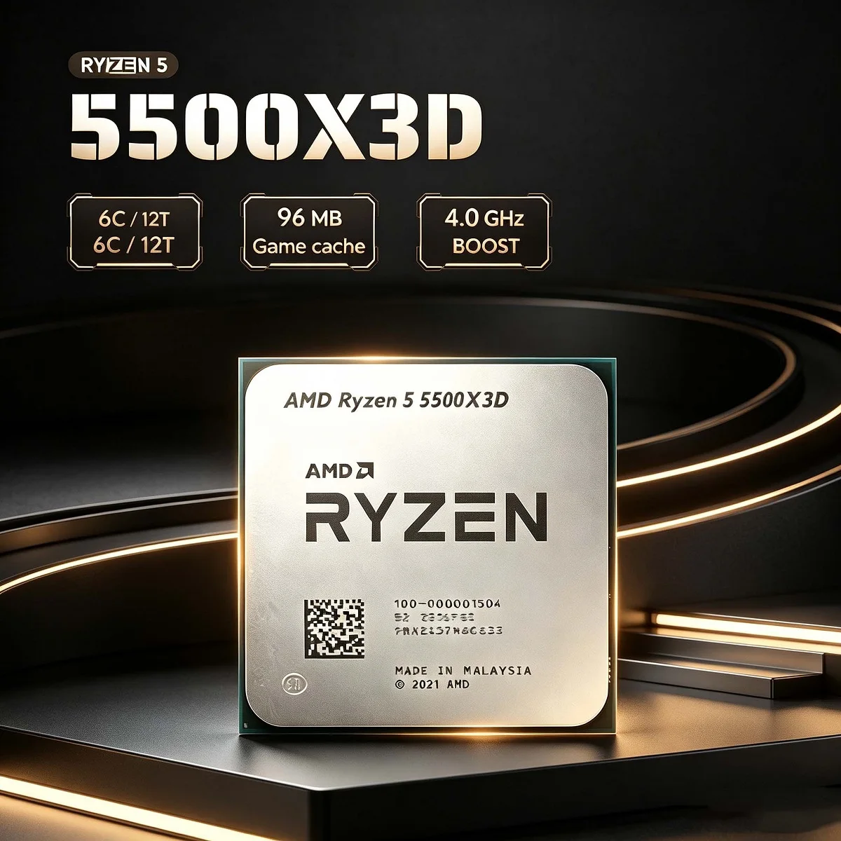 Amd Cpu Ryzen 5 - Prosesor AMD Ryzen 5 5500X3D R5