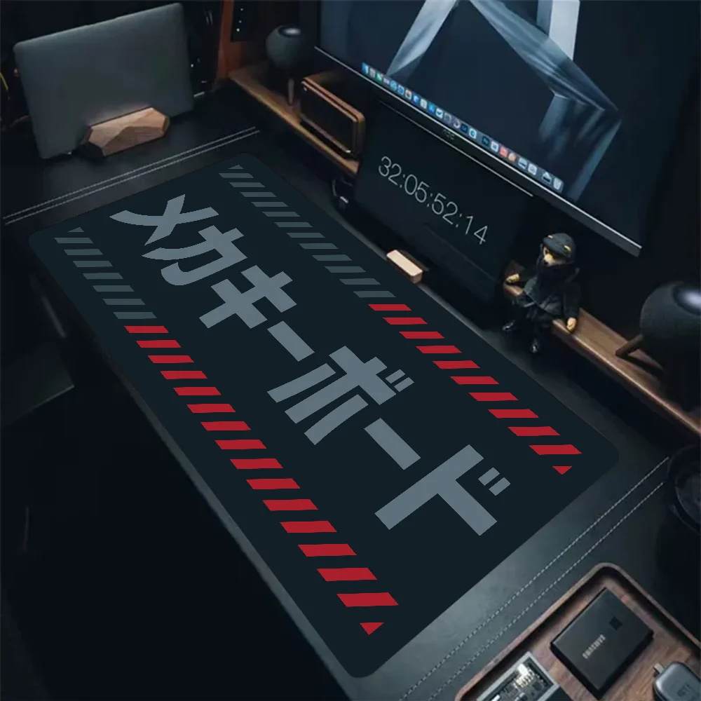 Desk Setup Accessories Aesthetic - Keyboard Mekanikal Jepang deskpad, Keyboard Mekanikal
