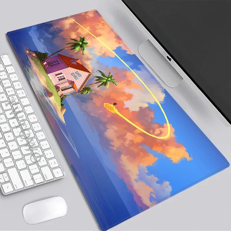 Desk Setup Essentials - Goku Dragon Mousepads HD Printing pemain