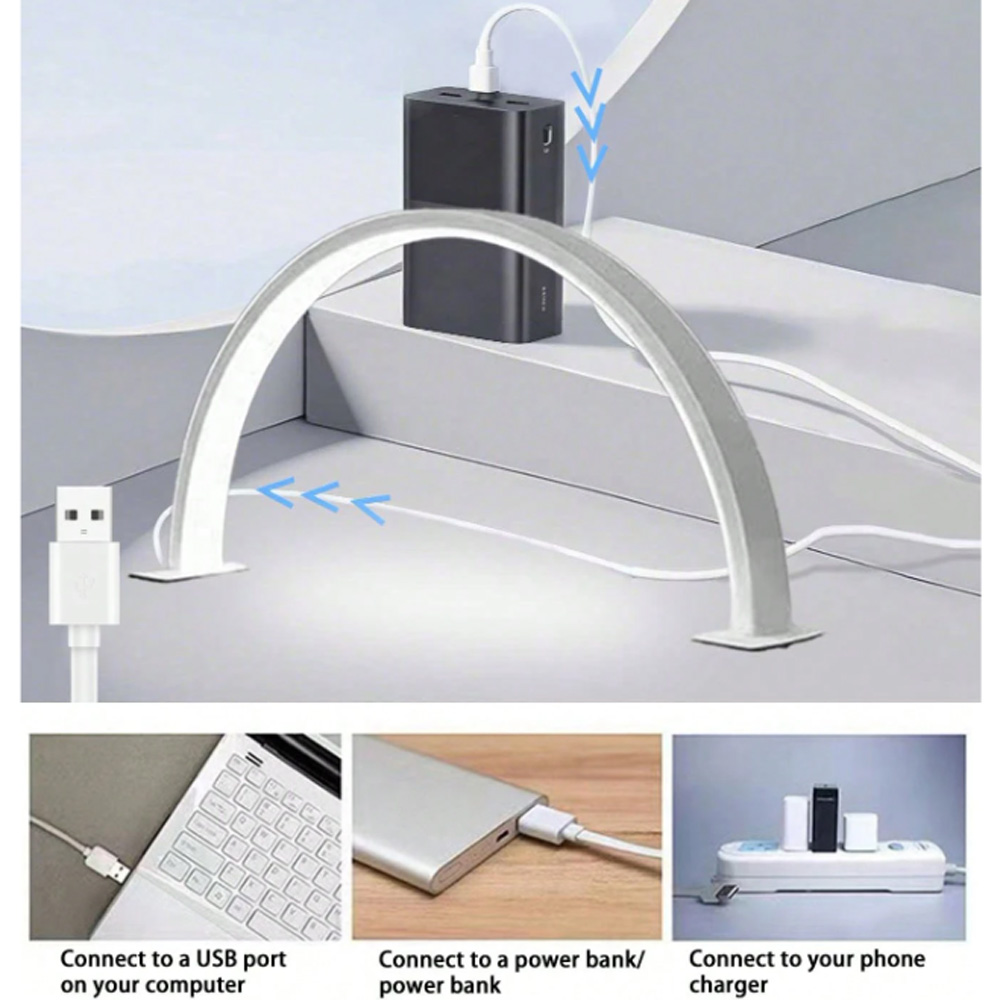 Desk Setup Desk - Lampu Kuku 40/66CM Lampu Isi USB