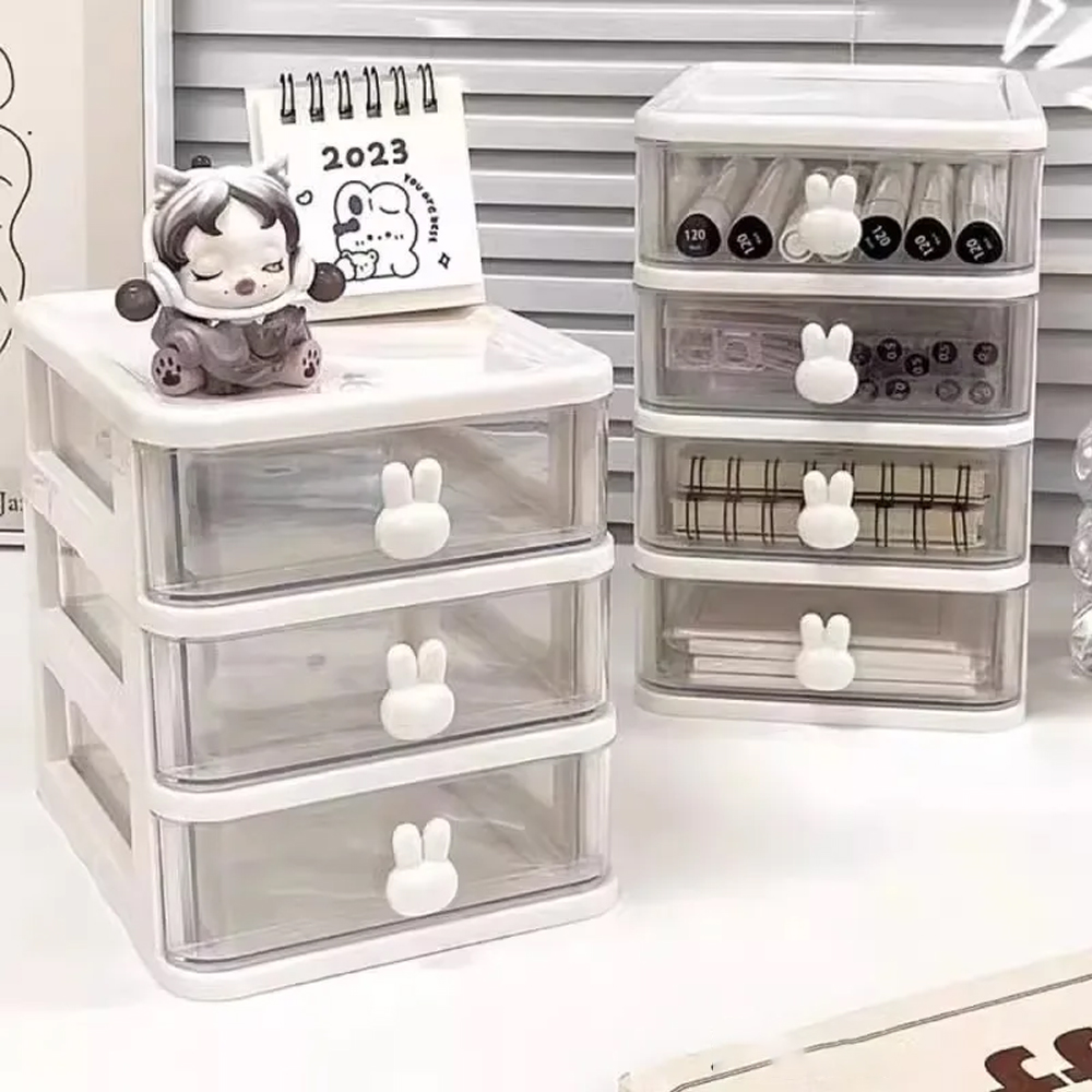 Desk Setup Organizer - Kotak Penyimpanan Meja Rumah Tangga, Kotak