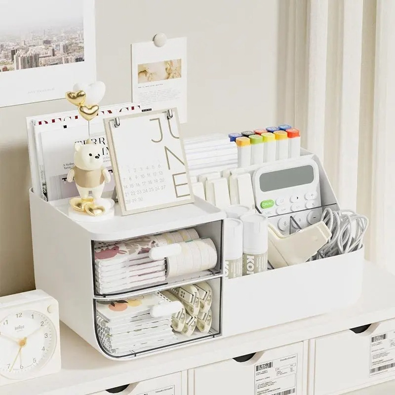 Organizer Meja Multifungsi Kap - Desk Setup Organizer ulasan dan harga