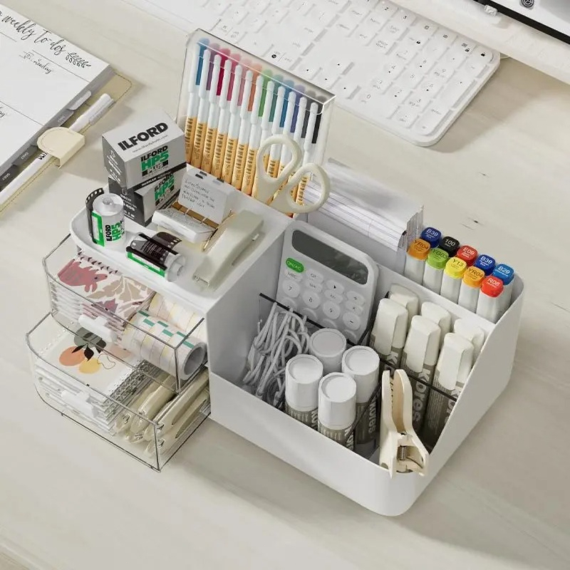 Organizer Meja Multifungsi Kap - Desk Setup Organizer ulasan dan harga