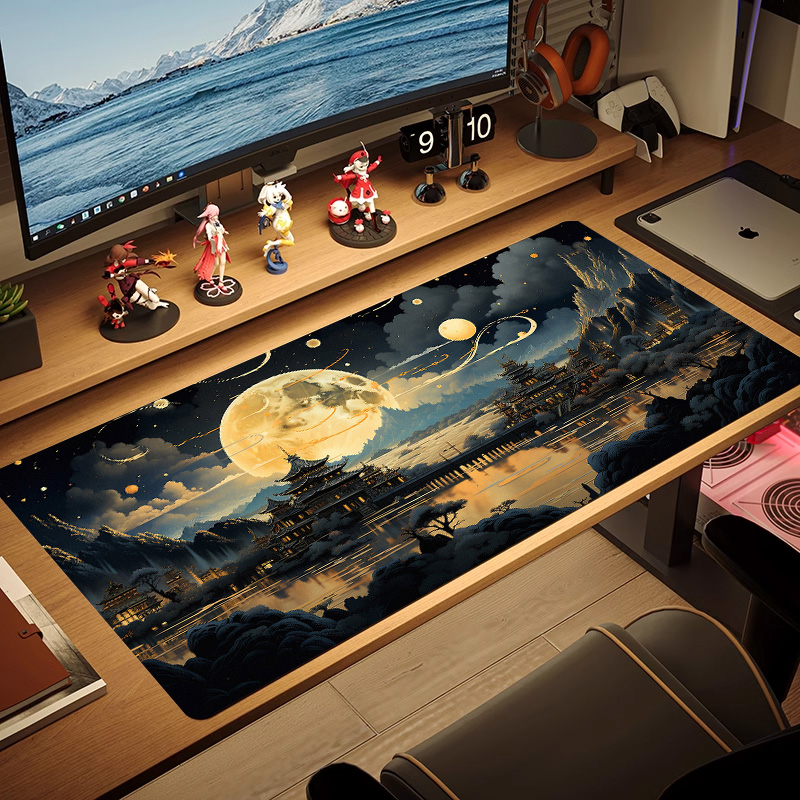 Alas Mouse Minimalis Ukuran Be - Desk Setup Accessories Aesthetic ulasan dan harga