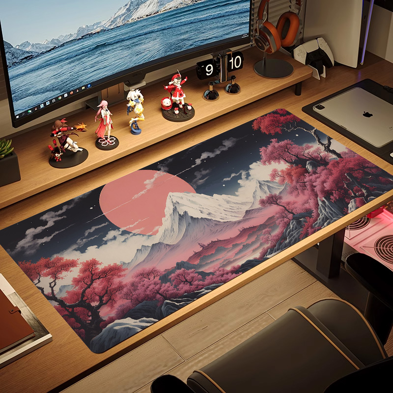 Alas Mouse Minimalis Ukuran Be - Desk Setup Accessories Aesthetic ulasan dan harga