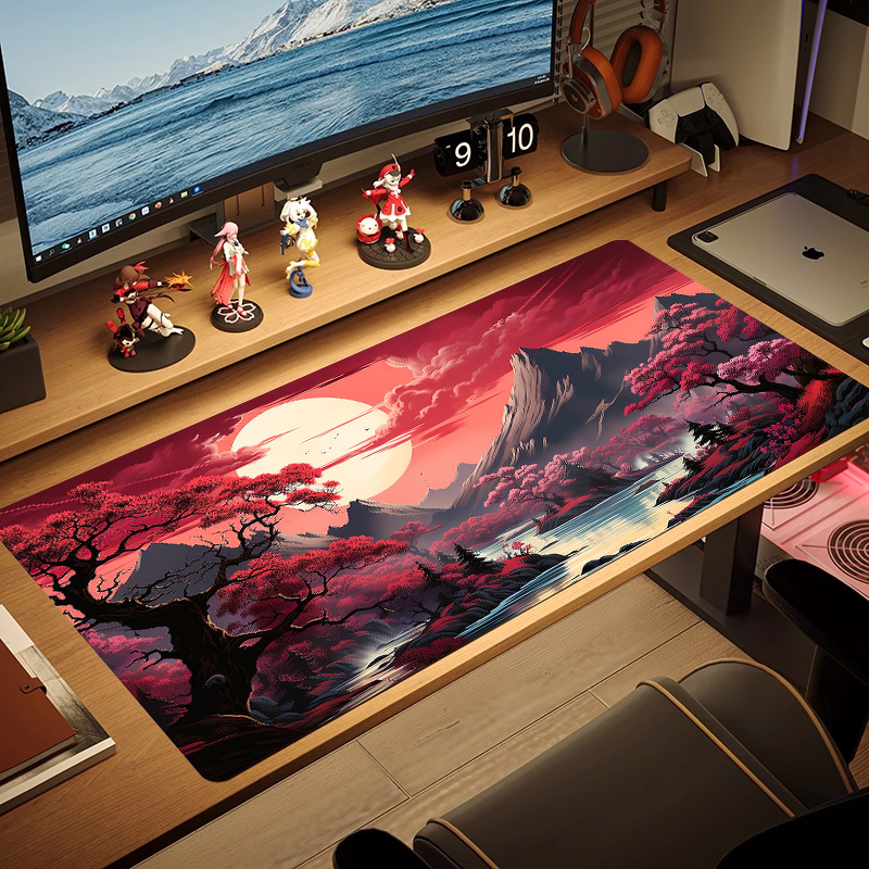 Alas Mouse Minimalis Ukuran Be - Desk Setup Accessories Aesthetic ulasan dan harga