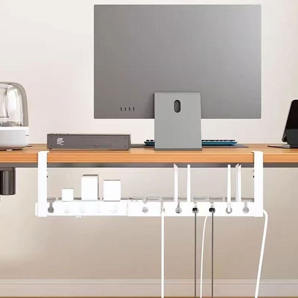 Rak Kabel Logam Multifungsi Ta - Desk Setup Organizer ulasan dan harga