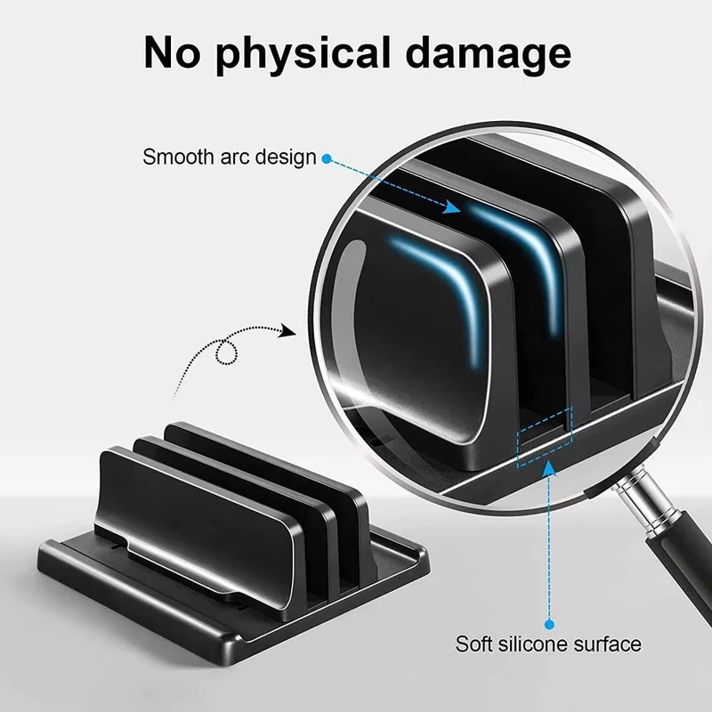 Dudukan Laptop Vertikal 4 in 1 - Vertical Laptop Stand ulasan dan harga