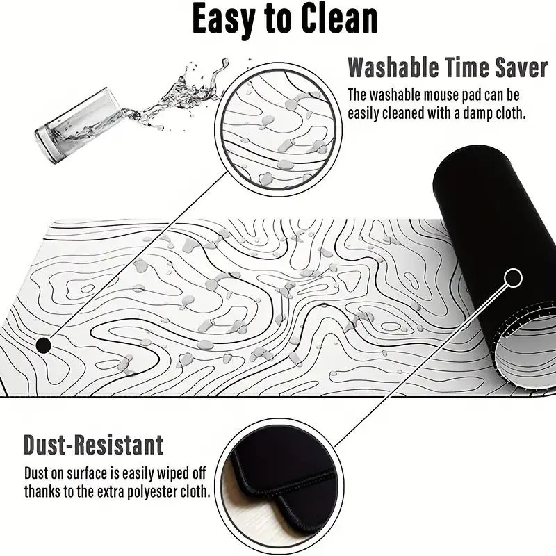 1 Buah Alas Mouse Besar untuk  - Desk Setup Accessories Aesthetic ulasan dan harga