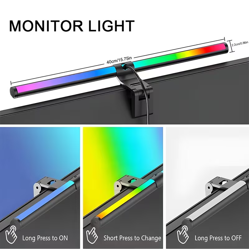 Lampu Monitor RGB Lightbar Atm - Desk Room Setup ulasan dan harga