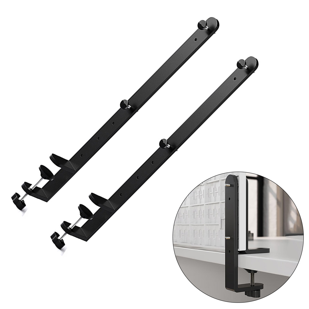 2 buah braket pemasangan papan - Desk Setup Pegboard ulasan dan harga