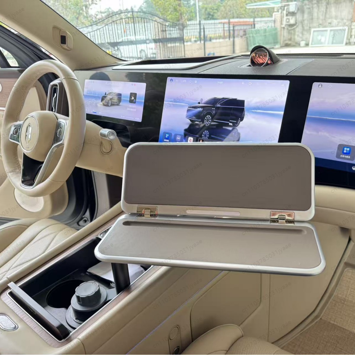 Meja Lipat Mobil Baru, Meja La - Desk Setup Laptop ulasan dan harga