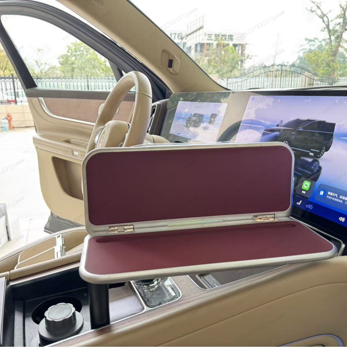 Meja Lipat Mobil Baru, Meja La - Desk Setup Laptop ulasan dan harga
