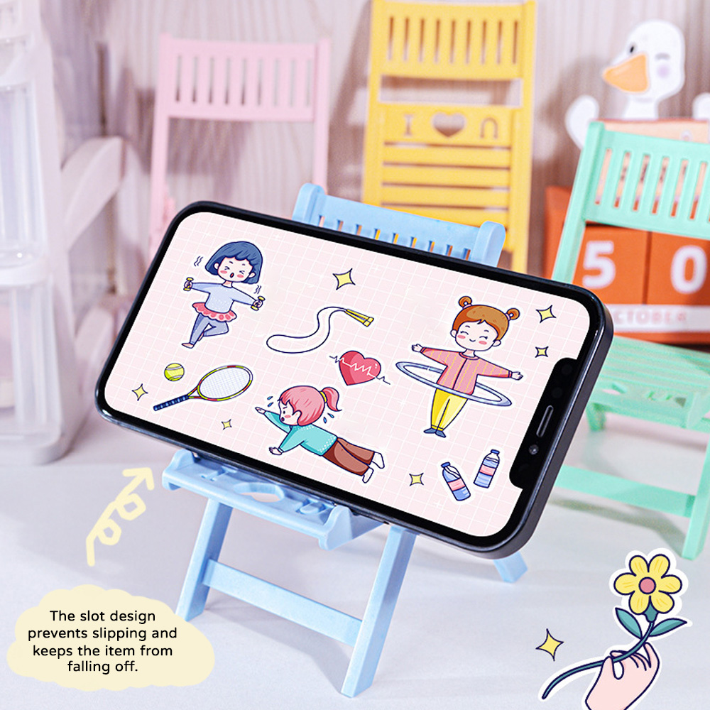 Kursi Lipat Mini Penyangga Pon - Desk Setup Dorm ulasan dan harga