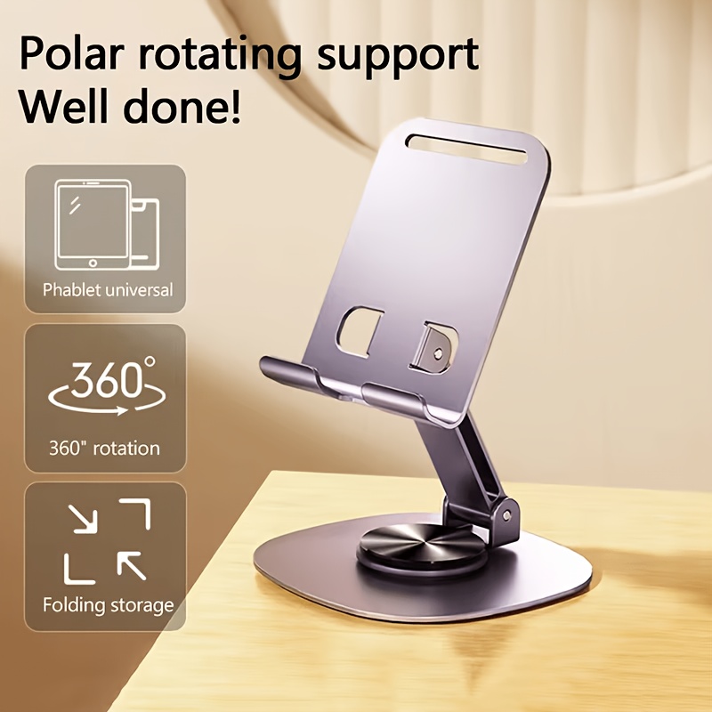 360 °   Penyangga Ponsel Logam - Desk Setup Essentials ulasan dan harga