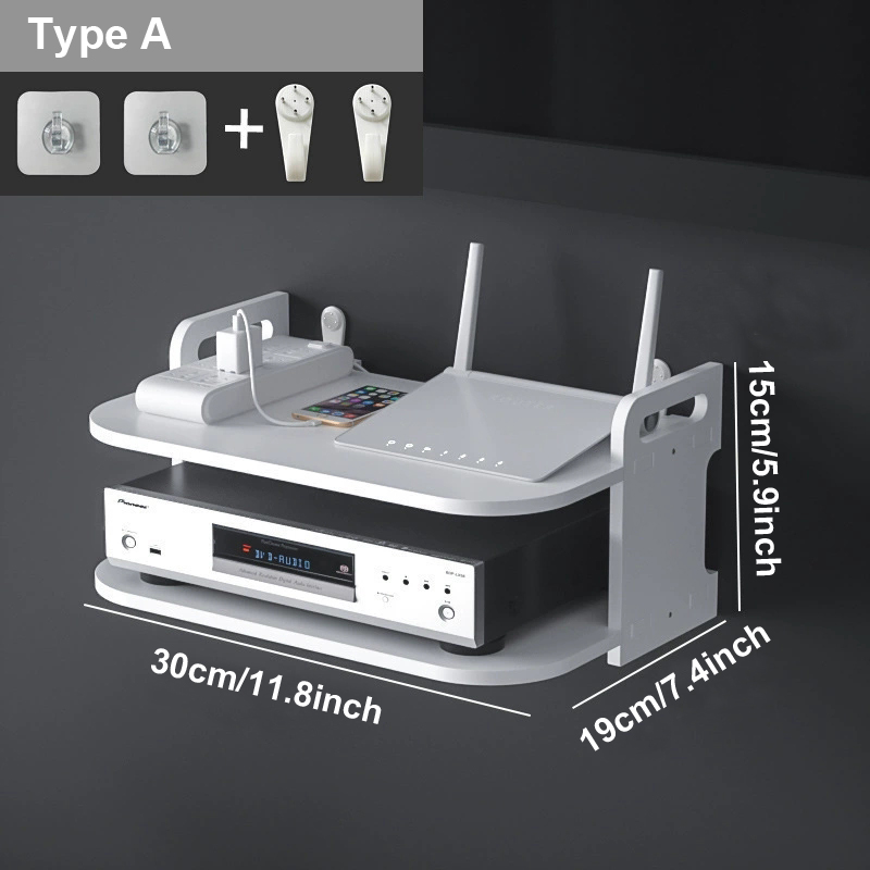 Rak Penyimpanan Kabel Router y - Desk Room Setup ulasan dan harga