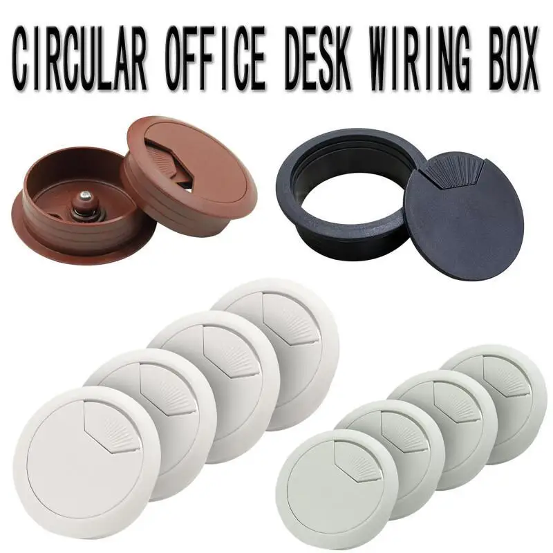 Penutup Lubang Kabel Meja 50/6 - Desk Setup Organizer ulasan dan harga
