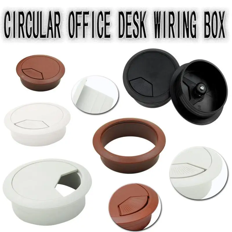 Penutup Lubang Kabel Meja 50/6 - Desk Setup Organizer ulasan dan harga