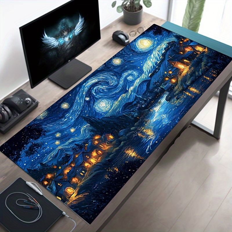 Besar berbintang malam Mouse P - Desk Setup Accessories Aesthetic ulasan dan harga
