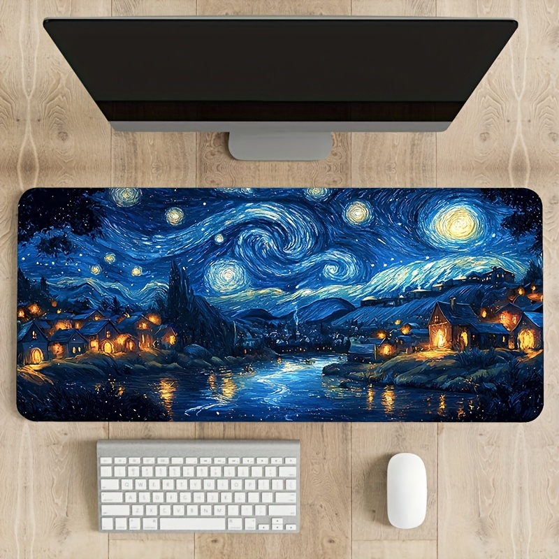 Besar berbintang malam Mouse P - Desk Setup Accessories Aesthetic ulasan dan harga