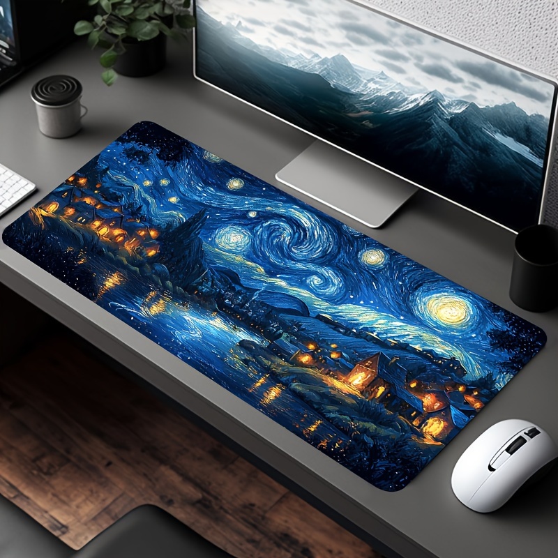 Besar berbintang malam Mouse P - Desk Setup Accessories Aesthetic ulasan dan harga