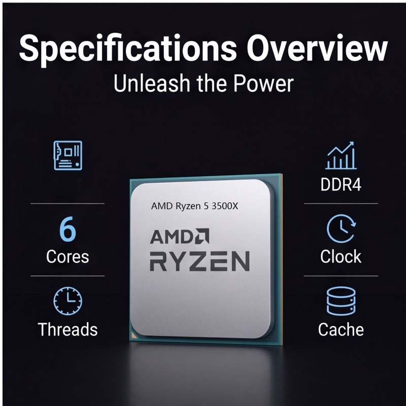 R5 3500X AMD Ryzen 5 3500X CPU - Amd Cpu Ryzen 5 ulasan dan harga