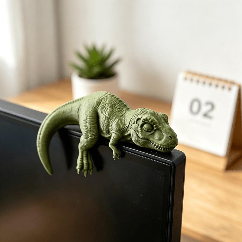 Ornamen Monitor Tyrannosaurus  - Desk Setup Gift Ideas ulasan dan harga