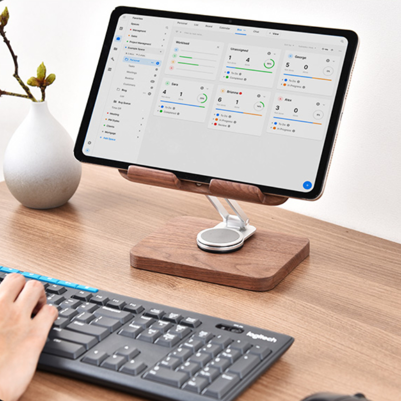 Stand iPad Black Walnut dengan - Desk Setup For Studying ulasan dan harga