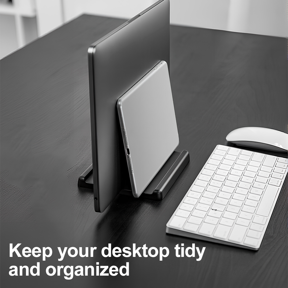 Stand Laptop 4in1 Vertikal, Le - Desk Setup Accessories Aesthetic ulasan dan harga