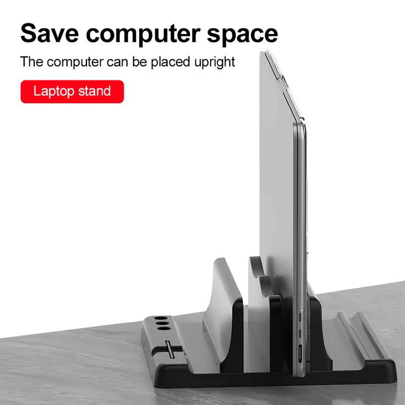 Penyangga Laptop Vertikal Mult - Vertical Laptop Stand ulasan dan harga