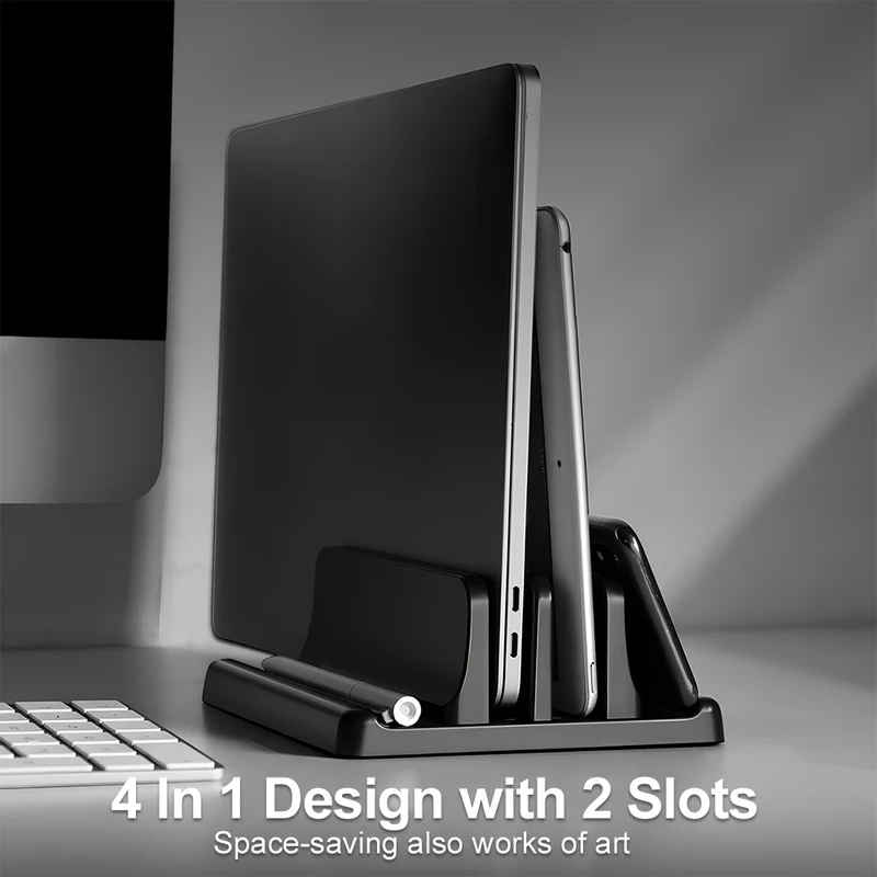 Penyangga Laptop Vertikal Mult - Vertical Laptop Stand ulasan dan harga