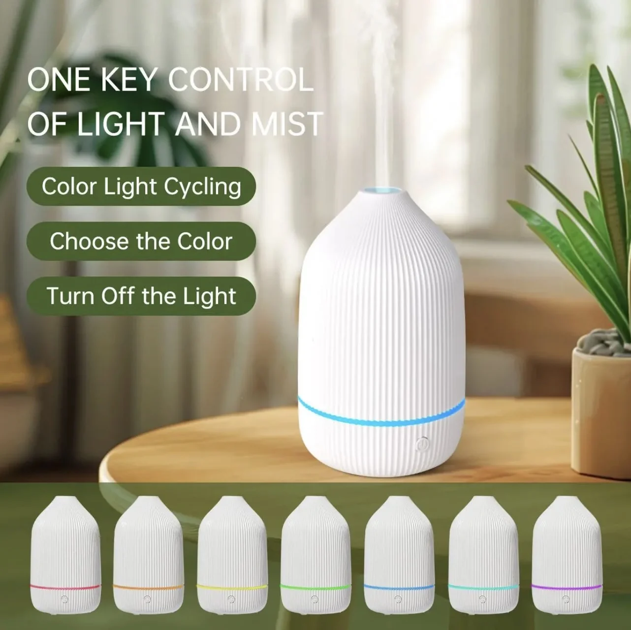 Diffuser Aroma Ultrasonik Bert - Desk Setup Essentials ulasan dan harga