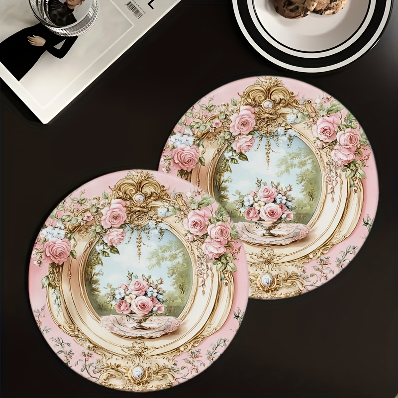 VIKAMA 4PC Alas Makan Gaya Ero - Desk Setup Desk ulasan dan harga