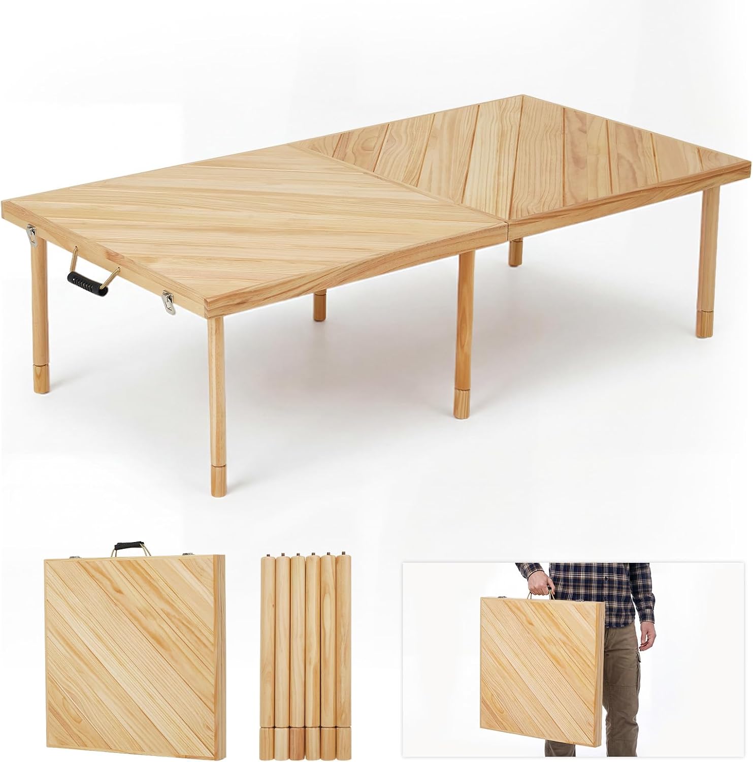 Meja Piknik Lipat Outdoor 60 X - Desk Setup Pegboard ulasan dan harga