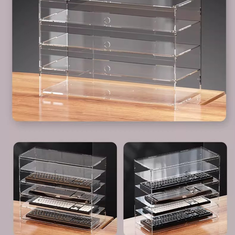 Kotak Penyimpanan Keyboard Akr - Desk Setup Pegboard ulasan dan harga