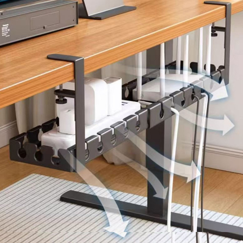 Pengatur Kabel Bawah Meja Rak  - Desk Setup Organizer ulasan dan harga