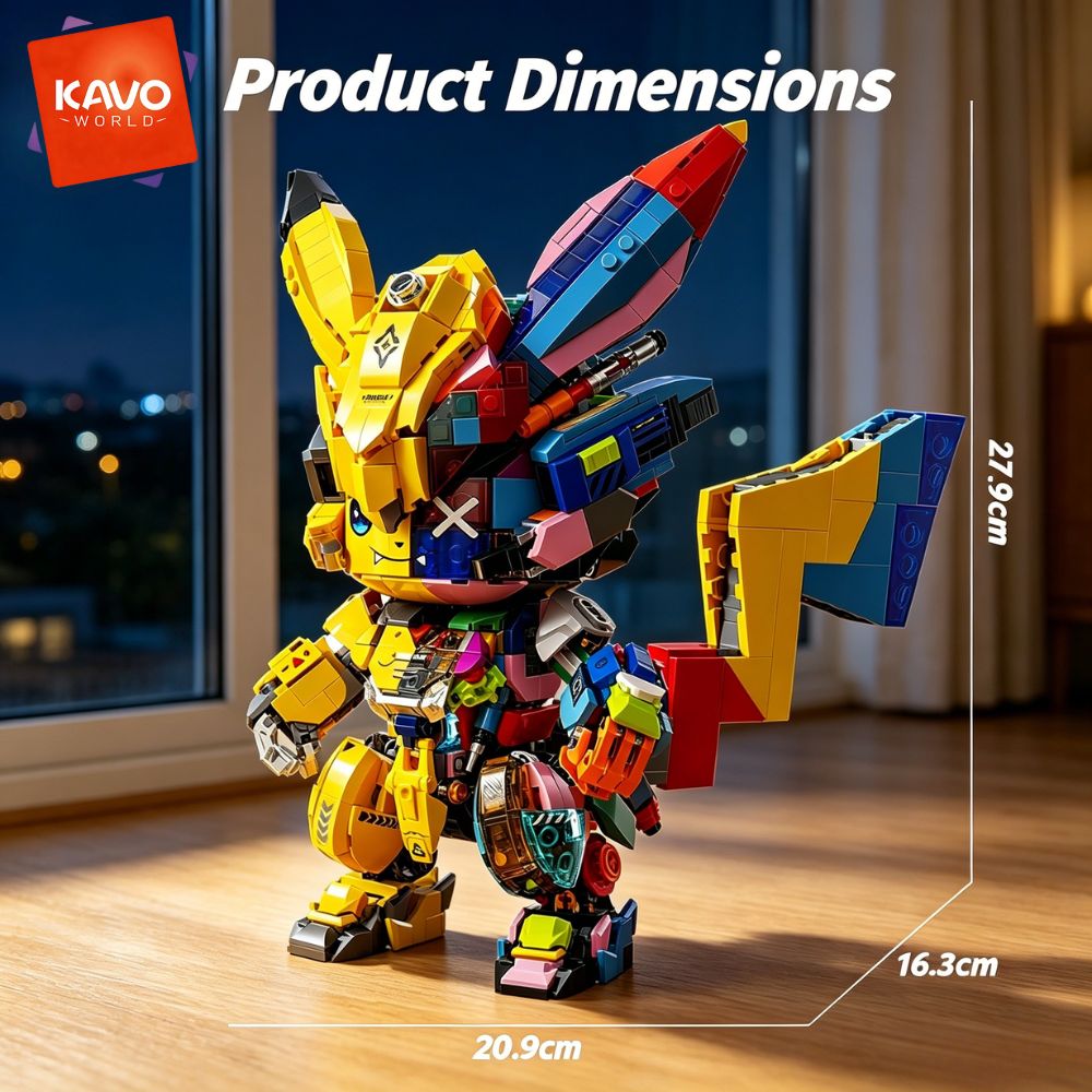 KAVOWORLD 1505PCS Kit Model Bl - Desk Setup Dorm ulasan dan harga