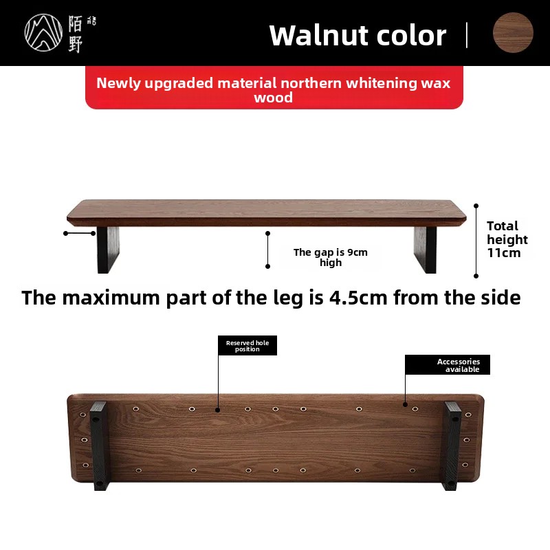 Penyangga Monitor Kayu Solid R - Desk Setup Organizer ulasan dan harga
