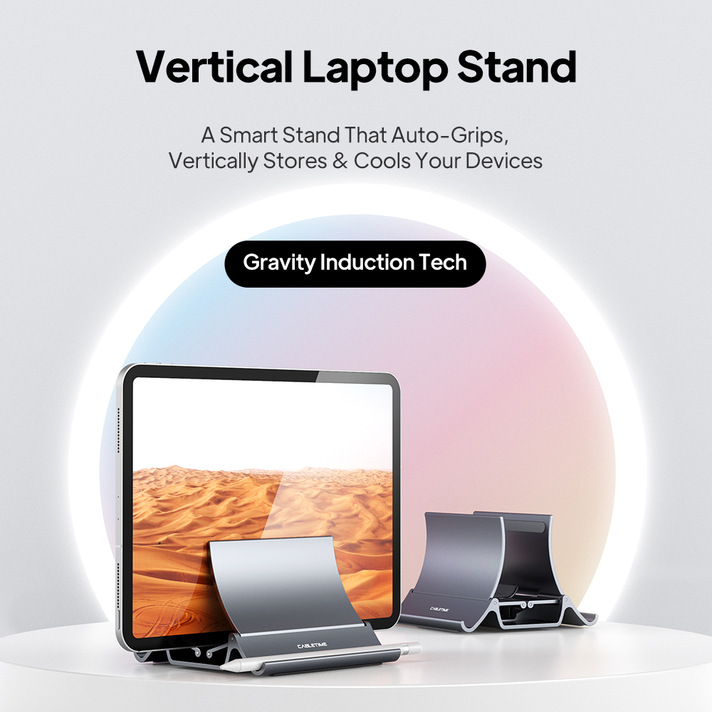 CABLETIME Penyangga Laptop Ver - Vertical Laptop Stand ulasan dan harga