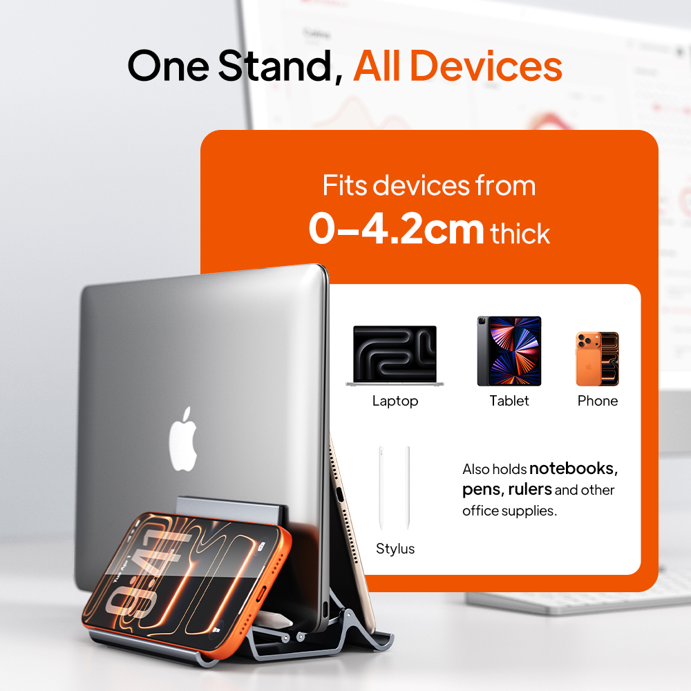 CABLETIME Penyangga Laptop Ver - Vertical Laptop Stand ulasan dan harga