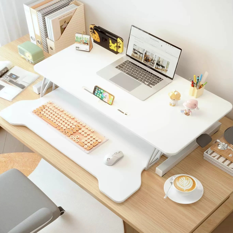 Meja Berdiri dengan Ketinggian - Desk Setup Organizer ulasan dan harga