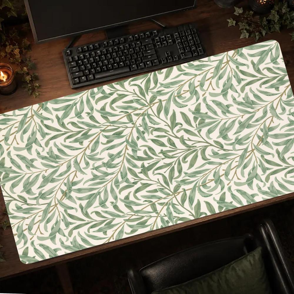 Daun Ranting Willow, Alas Mous - Desk Room Setup ulasan dan harga
