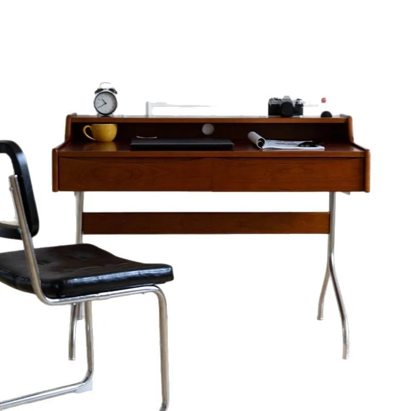Meja Tulis Kayu Solid Bergaya  - Desk Setup For Studying ulasan dan harga