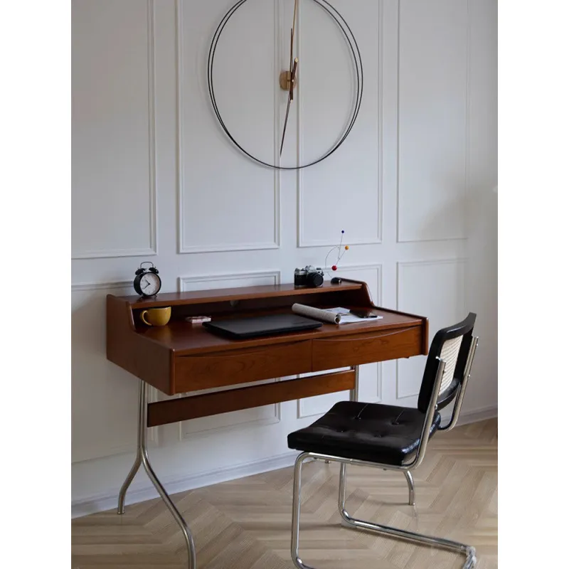 Meja Tulis Kayu Solid Bergaya  - Desk Setup For Studying ulasan dan harga