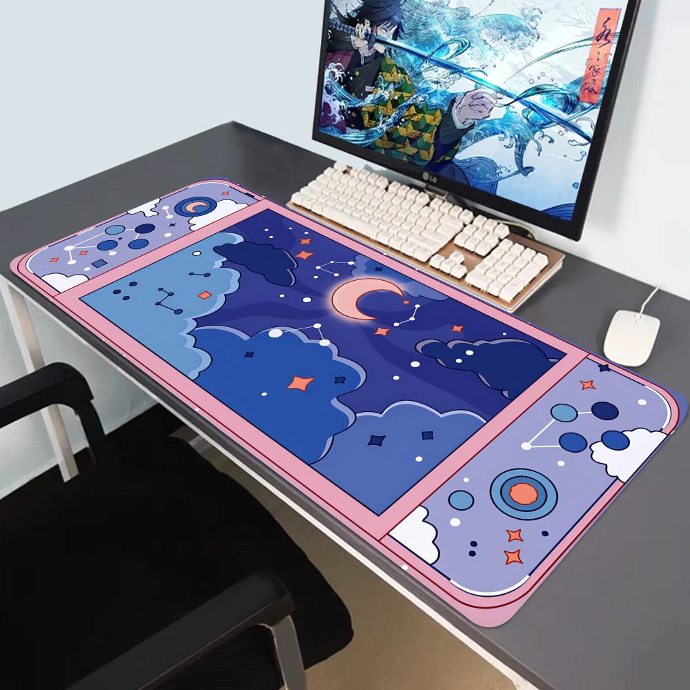 HYBXAXC Alas Meja Besar Bulan  - Desk Setup Accessories Aesthetic ulasan dan harga