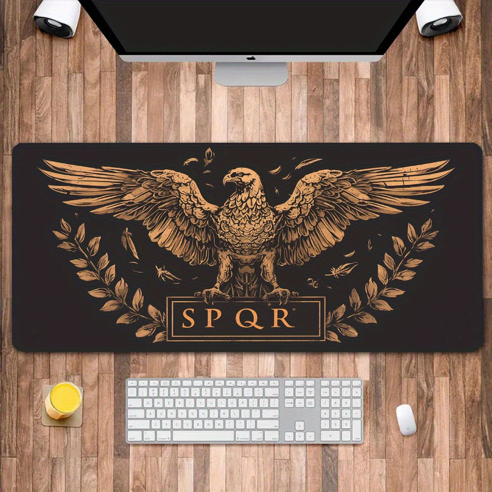 Alas Meja Coklat Keemasan Hita - Desk Room Setup ulasan dan harga